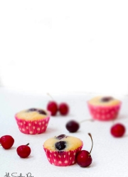 Simple Cherry Vanilla Cupcakes